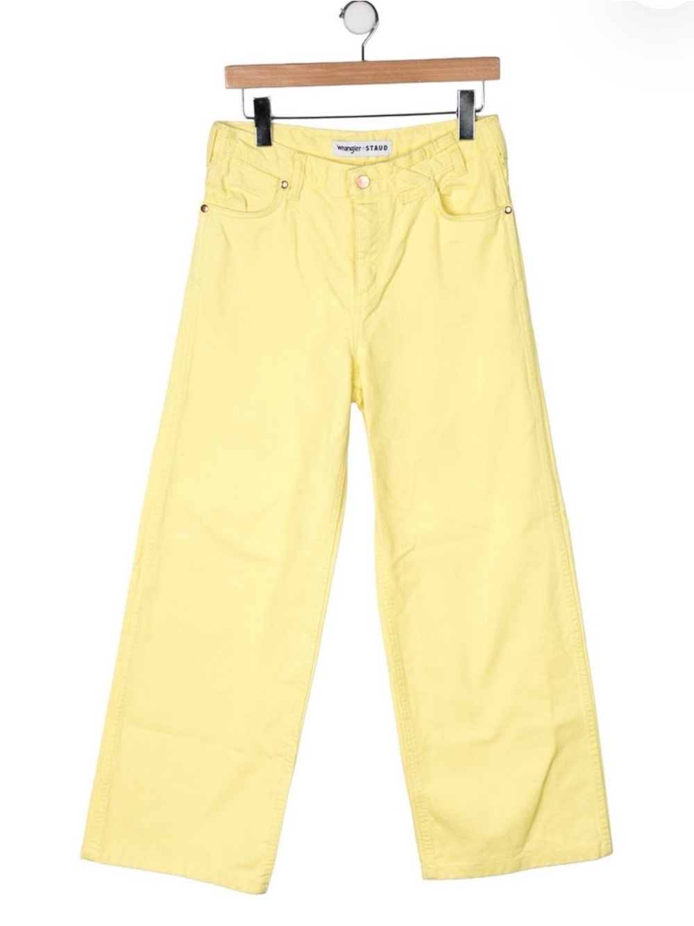 Wrangler + Staud denim jeans